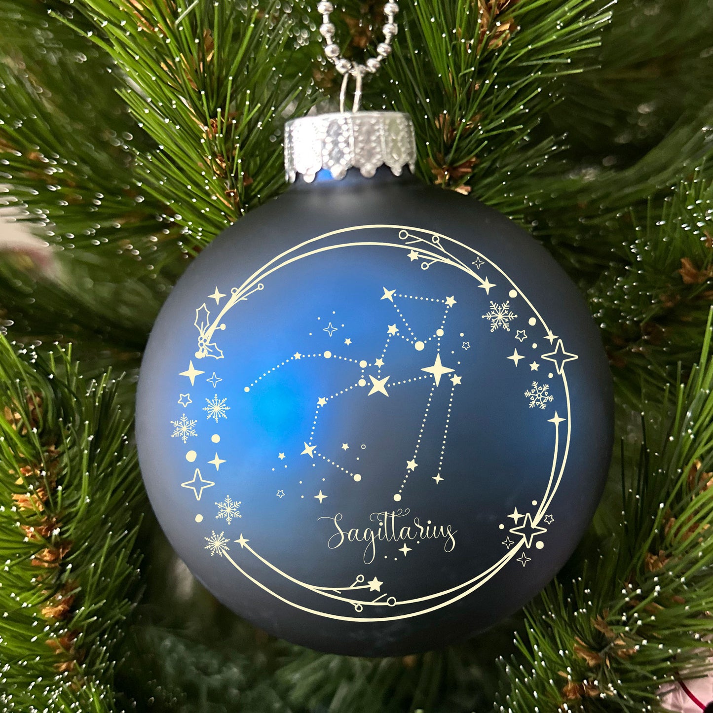 Glass Ball Ornaments "Sagittarius"